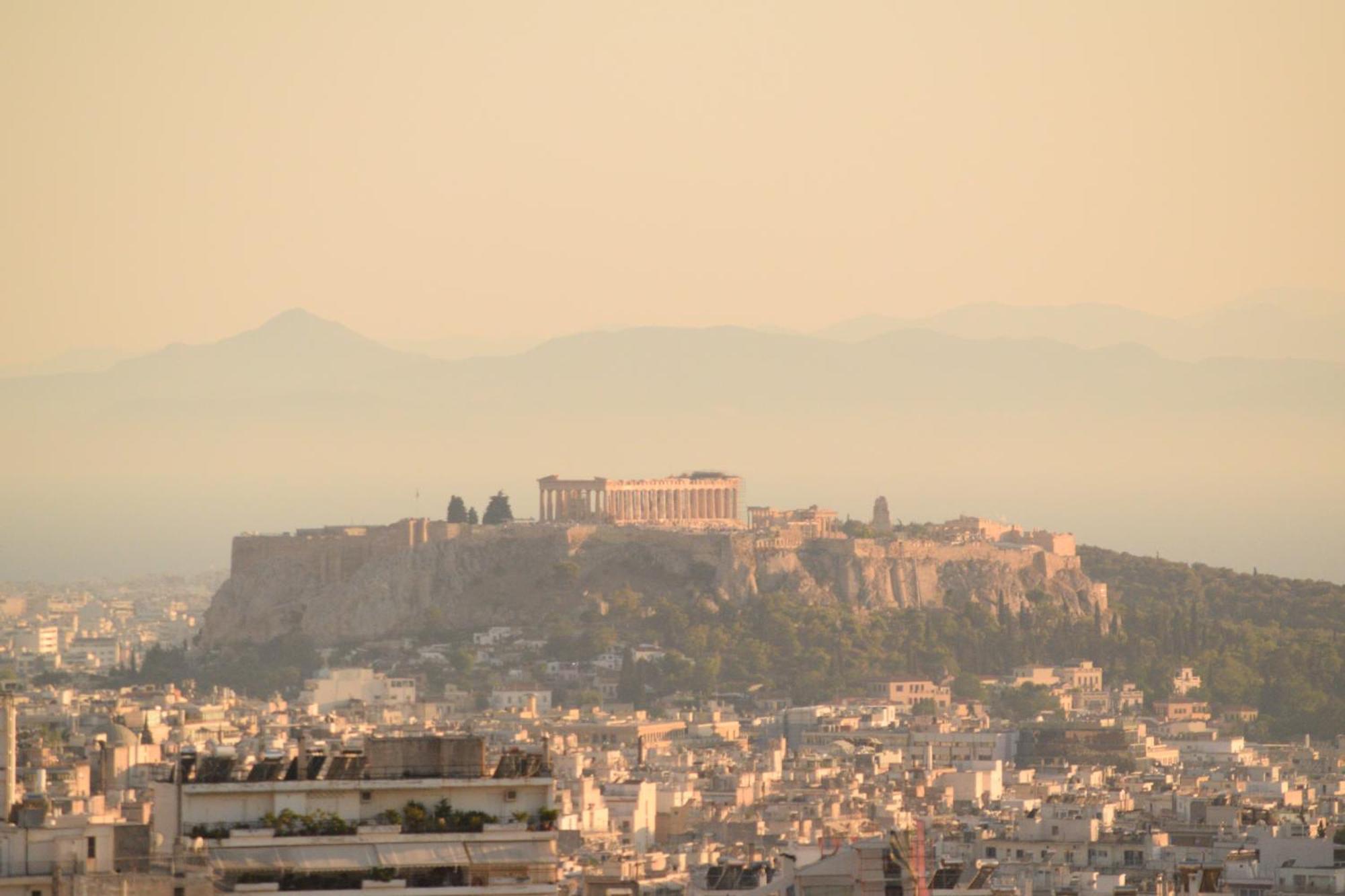 Acropolis Panorama Studio Appartement Athene Buitenkant foto