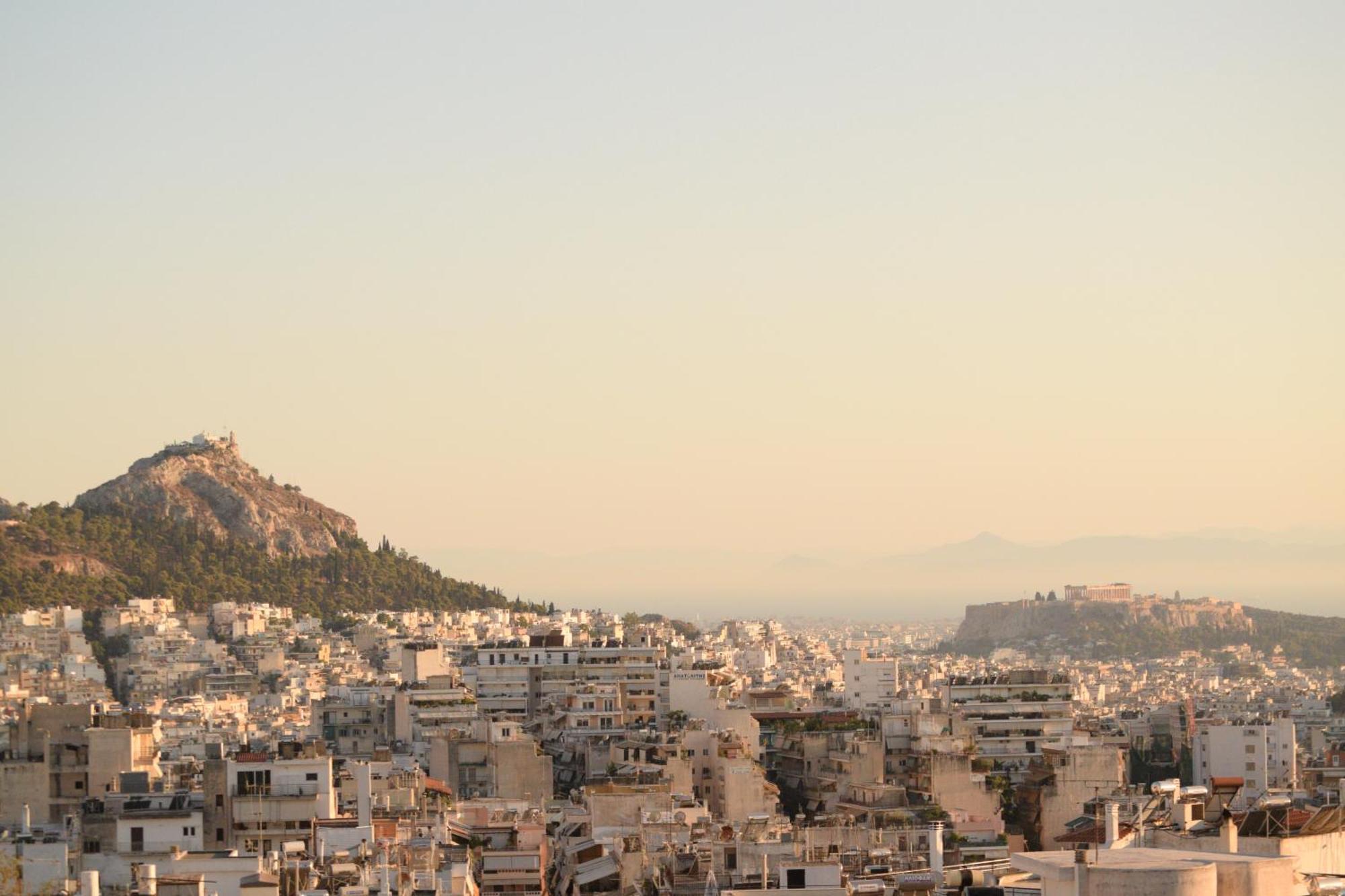 Acropolis Panorama Studio Appartement Athene Buitenkant foto